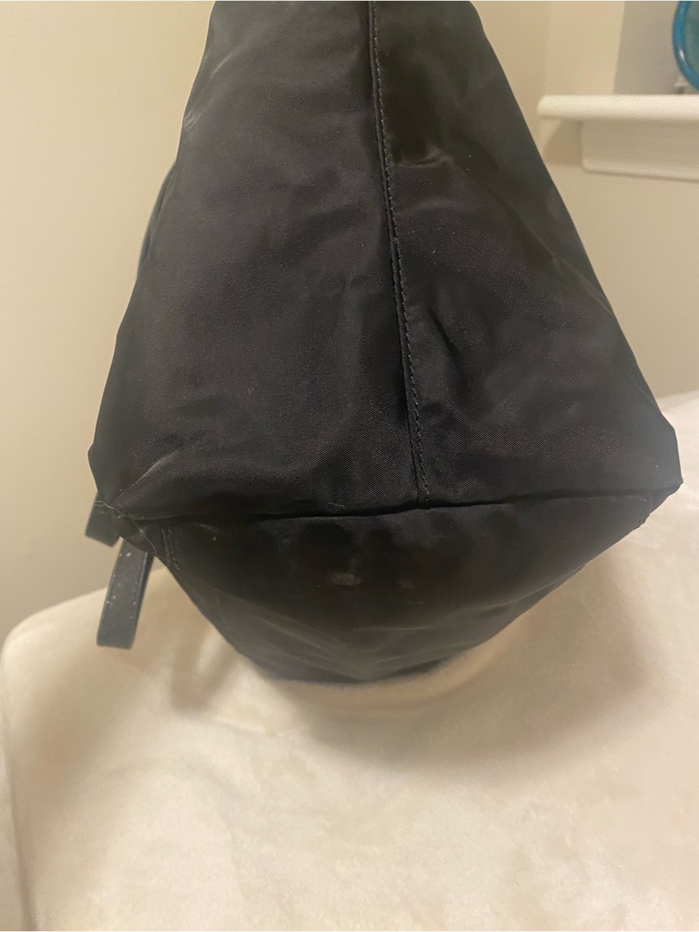Tory Burch EUC Black Nylon Logo Tote - Picture 9 of 16